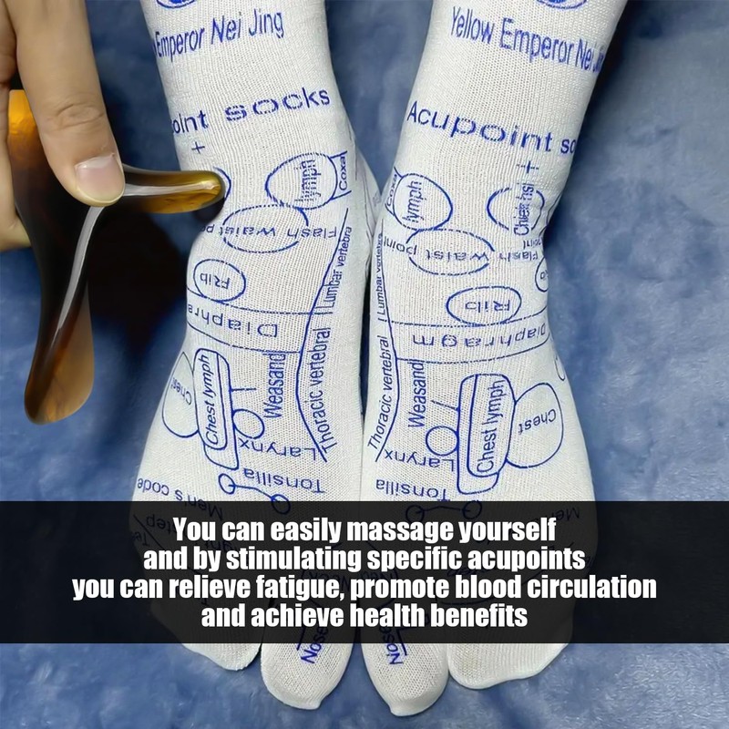 1 Pair Acupuncture Massage Socks, 2 Massagers, 1 Pair Massage