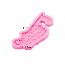 Keychain Silicone Molds Key Style Jewelry Pendant Making Molds for DIY Jewelry Making Casting Molds Craft