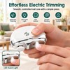 3-in-1 Electric Nail Clippers for Seniors & Adults, Automatic Nail