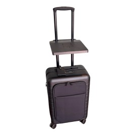 Customizable goDesk® Attachable Luggage Desk Stand (Gray/Charcoal