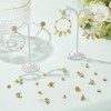 Beebeecraft 1 Box 20Pcs 7mm Real 18K Gold Plated Flat