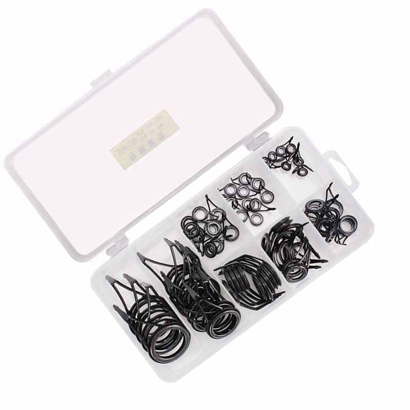 Fishing Rod Tip Repair Kit High Carbon Steel Ceramic Ring