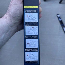 Reblade silicone 24” x 19 inches windshield wiper blades