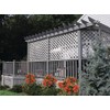 4 ft. x 8 ft. Nantucket Gray Garden Vinyl Lattice