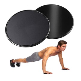 BOBOZHONG Exercise Slider,Core Sliders Double Sided Gliding Discs Sliding Discs Gym Home Fitness Equipment for Use on Carpet Hardwood Floors