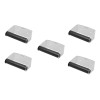 Lion Tools Paquete 5 Piezas Portarollo Sobreponer Acero Inoxidable Color Gris