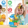 KOSMOX Juguete Montessori de Madera – Juego de Apilamiento de