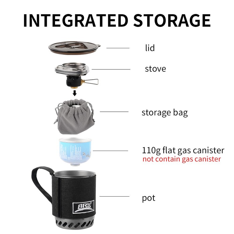 Solohike Camping Cooking System Jet Boil Stove - Jet Boiler