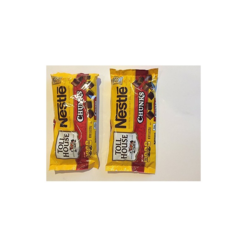 Nestle Semi-Sweet Chocolate Chunk Baking, 11.5 oz (Pack of Two)