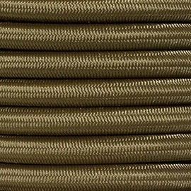 West Coast Paracord Bungee Elastic Nylon Shock Cord (1/2 Inch x 25 Feet, Coyote Brown)