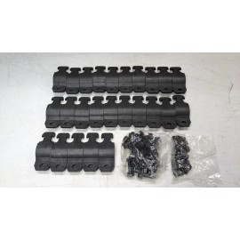 Aickinstrut 25pc PCR-125 1-1/4” Rigid Pipe Clamp Isoplast Gray for Unistrut Aickinstrut