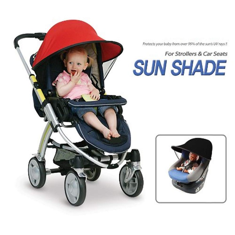 Stroller Sun Shade - Universal Baby Stroller Sun Cover, Sunshade