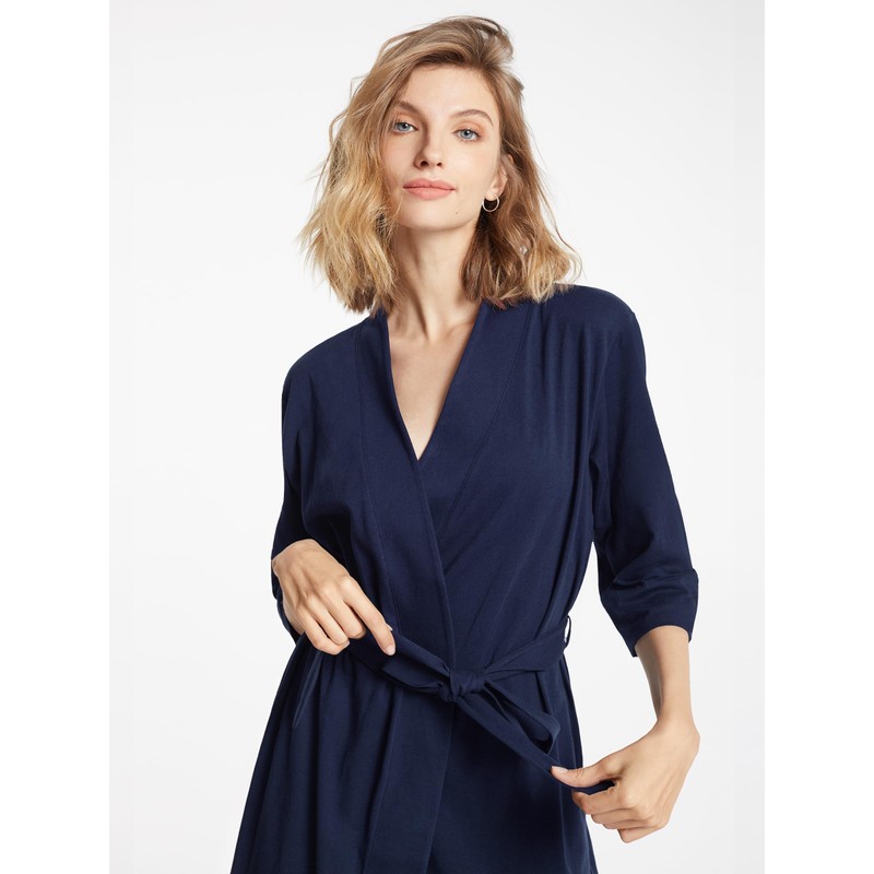 SIORO Women's Kimono Bath Robe Cotton Soft Light Thin Robe