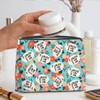 UPNEGE Humor Floral Makeup Bag Gifts for Women Cute Flowers