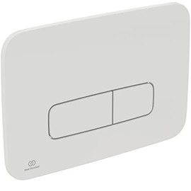 Ideal Standard Oleas P3 Pneumatic Toilet Flush Plate, R0124AC, White