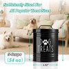 OUTNILI Small Dog Treat Container Airtight - 6" Tall X