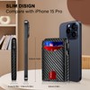 DIENQI Wallet for Men, Mens Minimalist Wallet 11 Cards, Slim