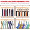 Belt Holder Wardrobe, 1 Piece Wooden Belt Holder with 14