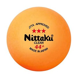Nittaku NB-1640 Table Tennis Balls, Large, 3 Stars, 3 Pieces, Japan Table Tennis Association, Antiviral and Antibacterial Specifications