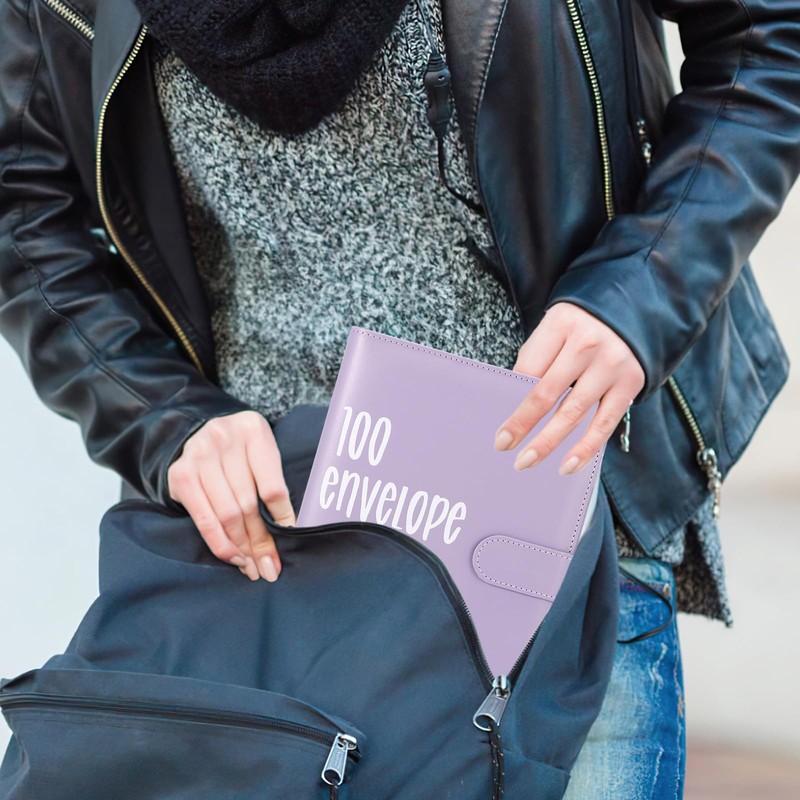 ALLOMN 100 Envelope Saving Challenge Euro, 100 Envelopes Saving Challenge