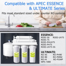 MewMore 1-3 Stage Pre-Filter, Fit for APEC Essence, Ultimate RO(45, 90, PH90, Hi, PERM, Pump), ROES-50, ROES-75, ROES-PH75, WFS-1000 Water Filter System