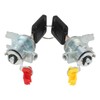 partszen 1Pair Left Right Door Lock Set with Key H0601-EL00B