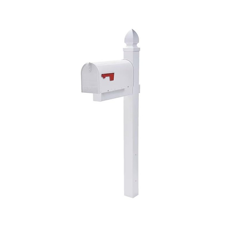 Plexon Mailboxes Classic Post Mount Mailbox - 20" L x