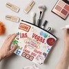 JEFBFBWE Las Vegas Souvenir Casino Makeup Bag Slot Machine Cosmetic
