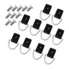 10 Pack of GYWHOOFT Steel Lashing Rings for Kayak, Canoe,