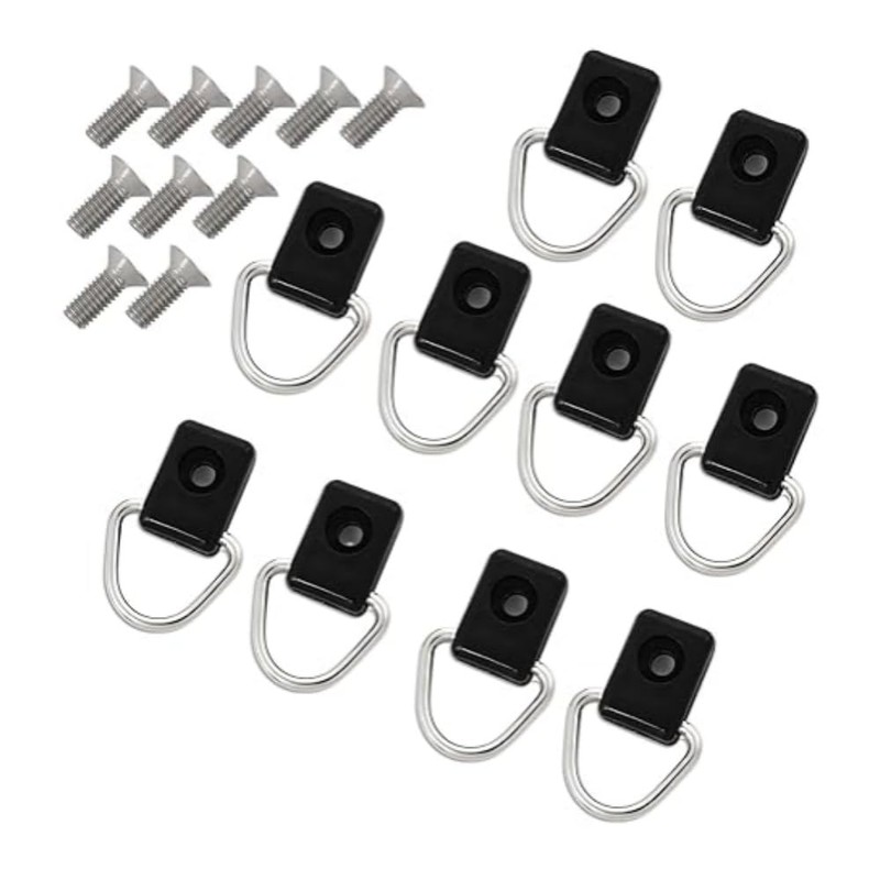 10 Pack of GYWHOOFT Steel Lashing Rings for Kayak, Canoe,