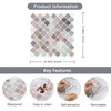 CHIHUT Arabesque Peel and Stick Backsplash 12''x12'' Waterproof Oil Proof