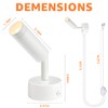 URTOM 2 Pack Indoor Spot Lights, 120V LED Accent Up