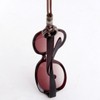 ENSIANTH Glasses Holder Necklace O-Ring Adjustable Leather Cord Necklace, A,