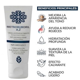 Metroruboril Crema Facial – Ayuda a reducir la apariencia de rojeces