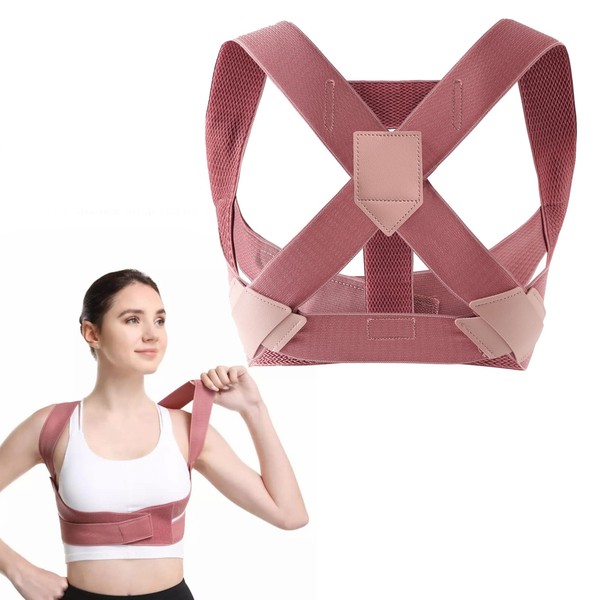 Shoulder Strap Posture Corrector, Back Support for Posture Correction, Adjustable,