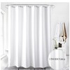 Aisaving Shower Curtain Polyester Fabric Bathroom Curtains Mould proof Water