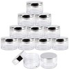 Beauticom 20g/20ml USA Acrylic Round Clear Jars with Lids for