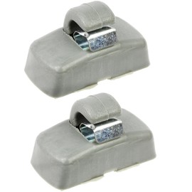 Bohaner 2Pcs Sun Visor Hook Clip Bracket Auto Hanger Hook Brackets 3B0857561B 21312312231 for VW Bora Caddy Golf Mk4 Sharan Passat Polo Amarok Beetle Transporter Touran Ibiza Leon
