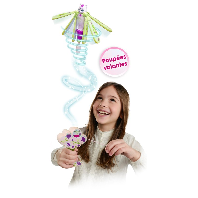 Sky Dancers Felicia & Son Cat - Flying Doll and