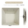 DECOMOMO Storage Bins, Cube Storage Bin with Labels, Fabric Storage