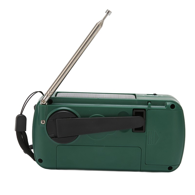 Hand Crank Solar Radio AM FM SW1 SW2 Camping LED