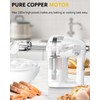 Z-DESDEMONA Electric Hand Mixer, Powerful Hand Mixer Electric Handheld with