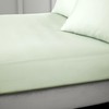 Bianca 400 Thread Count Cotton Sateen Double Fitted Sheet Green