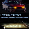 PGTOPONE Switchback White/Amber LED Front Grille Light Daytime Running Lamp