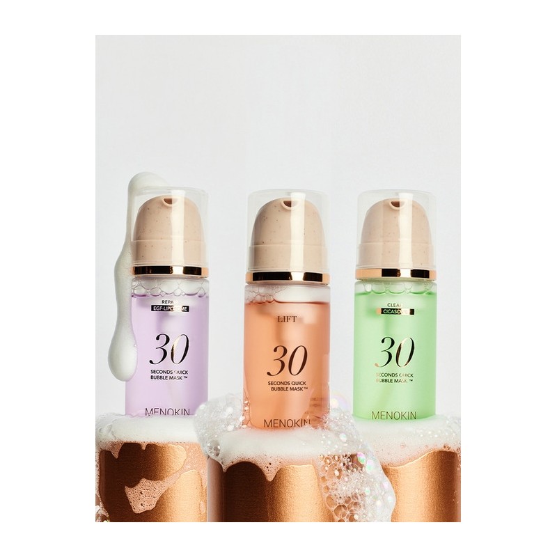 Menokin 3 types of ultra-convenient 30-second quick bubble masks, hwajalmuk