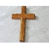 Cruz de Madera de Olivo Wall Cross Olive Wood 10"