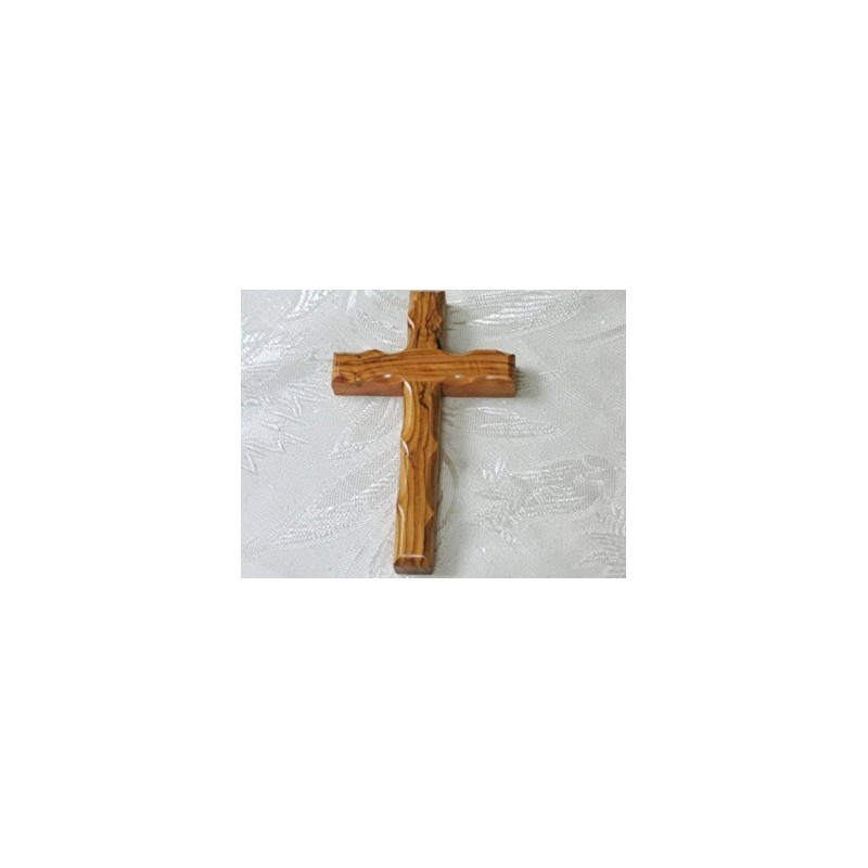 Cruz de Madera de Olivo Wall Cross Olive Wood 10"