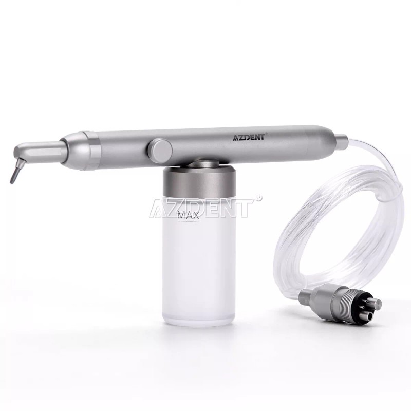 AZDENT Dental Aluminum Oxide Micro Blaster Microetcher Sandblasting System 4Holes