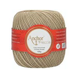Anchor 4770016-00831 Crochet Yarn, 100% Cotton, 831, Thickness 16, 163 g