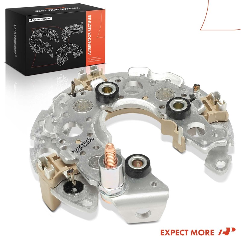 A-Premium Alternator Rectifier Compatible with Honda CR-V 2007-2011, Civic 2006-2011,